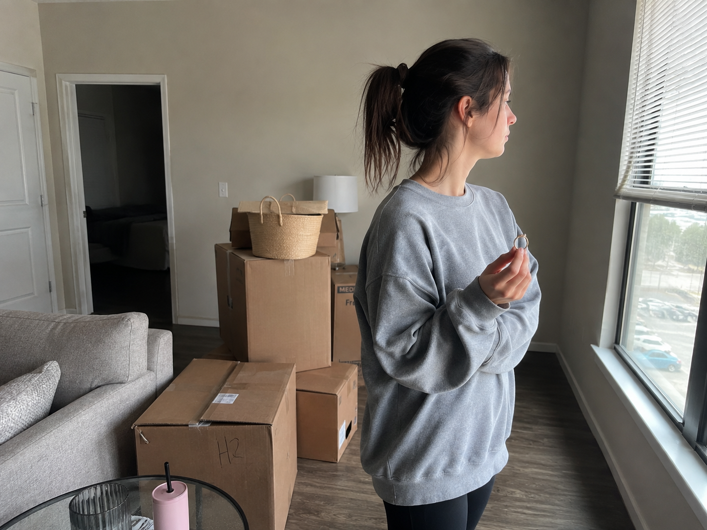Woman reflecting on breaking up after 7 years because of family burden
