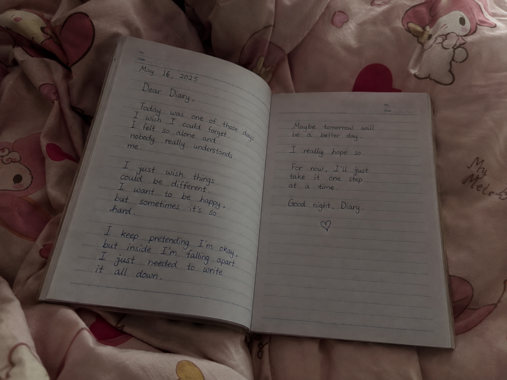 Diary revealing the effects of loveless marriage on children