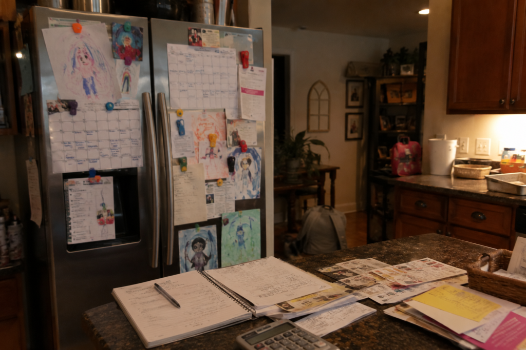 Stay at home mom budget planning family expenses