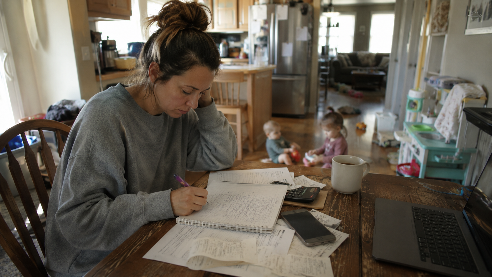 Stay at home mom budget and family finances discussion