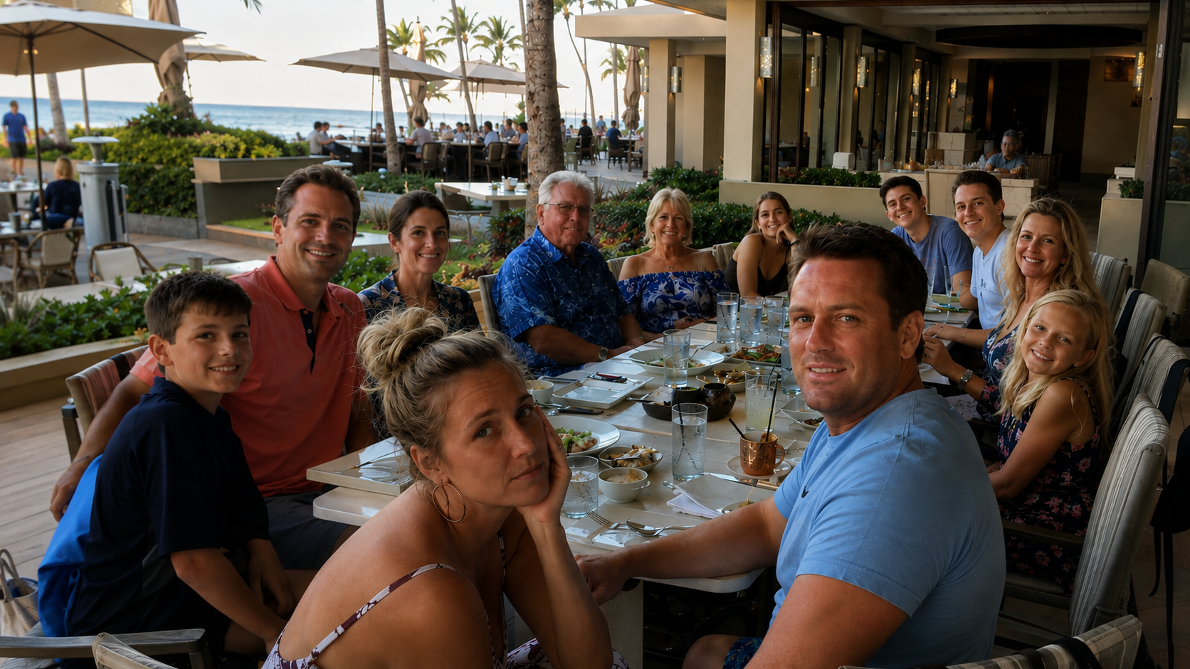 An extended family on vacation amid complicated toxic family dynamics.